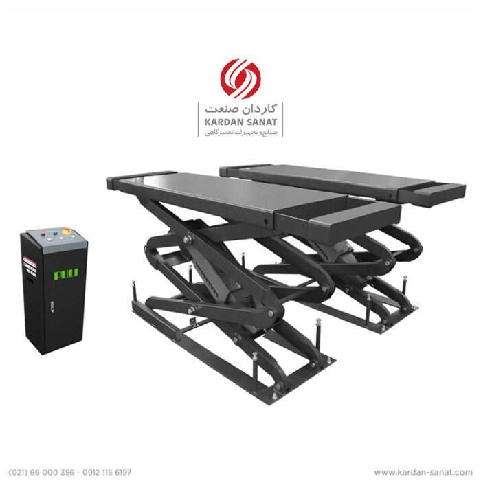 جک قیچی میزان فرمان روکار 3.5 تن پولی PL-D35B - Image 4